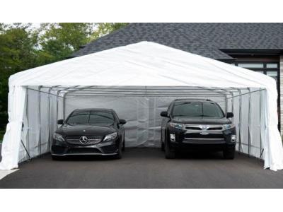 Import [copy][copy]New design shade sail hot galvanized carport for 2 car parking from chinese wholesale supplier and manufacturer