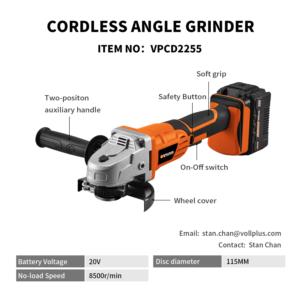 Import Cordless Angle Grinder from chinese wholesale supplier and manufacturer