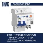 Import CQB2L-63 6kA Residual Current Operated Circuit Breaker with Over-current Protection (Ele from chinese wholesale supplier and manufacturer