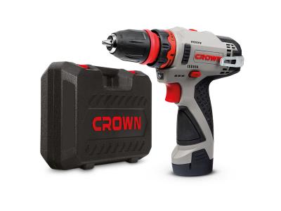 Import CROWN 12V Cordless Drill Driver Li-ion 2AH Power Tools CT21072HQX-2 BMC from chinese wholesale supplier and manufacturer