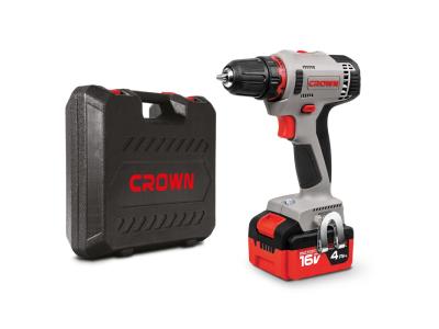 Import CROWN 16V Cordless Drill/Driver 4AH Lithium-ion Power Tools CT21082H-4 BMC from chinese wholesale supplier and manufacturer