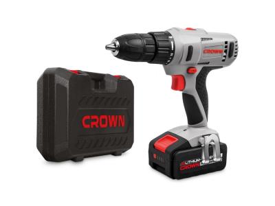 Import CROWN 18V Cordless Drill Driver 4AH Lithium-ion Power Tools CT21056L-4 BMC from chinese wholesale supplier and manufacturer
