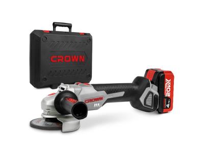 Import CROWN 20V 4-1/2″ Cordless Angle Grinder Brushless Power Tools CT23001-115HX-4 BMC from chinese wholesale supplier and manufacturer