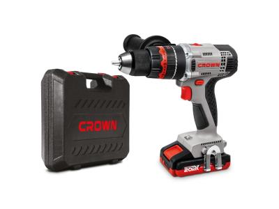 Import CROWN 20V Cordless Impact Drill Driver 2AH Lithium-ion Power Tools CT21075HMX-2 BMC from chinese wholesale supplier and manufacturer