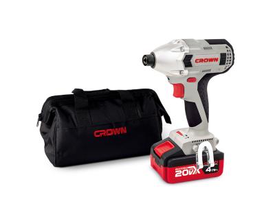Import CROWN 20V Cordless Impact Wrench Driver 4AH Brushless Power Tools CT22021HX-4 TB from chinese wholesale supplier and manufacturer