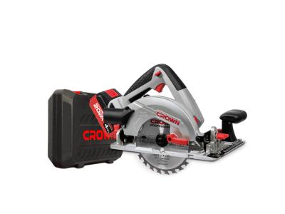 Import CROWN 20V Max 6-1/2″ Cordless Circular Saw 4AH Brushless Power Tools CT25002-165HX-4 BMC from chinese wholesale supplier and manufacturer