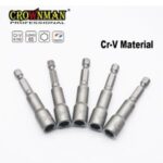 Import CROWNMAN 5PCS Magnetic Nut Setter CR-V material from chinese wholesale supplier and manufacturer