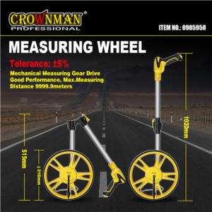Import CROWNMAN Foldable Handle Measuring Wheel from chinese wholesale supplier and manufacturer