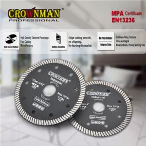 Import CROWNMAN Hot Press Diamond Cutting Disc from chinese wholesale supplier and manufacturer