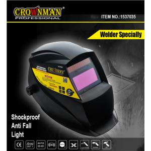 Import CROWNMAN Large View Screen Auto Darking Welding Mask from chinese wholesale supplier and manufacturer