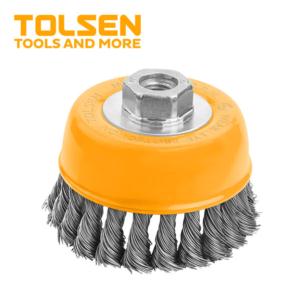 Import Cup twist wire brush with nut (INDUSTRIAL) from chinese wholesale supplier and manufacturer