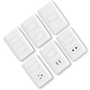 Import Customized American Standard Factory Wholesale Electrical 70*118mm switch and socket function key 10AX 250V/125V from chinese wholesale supplier and manufacturer