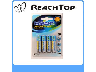 Import Daywant Aluminum Foil Jacket Carbon Zinc Environment Friendly dry battery from chinese wholesale supplier and manufacturer