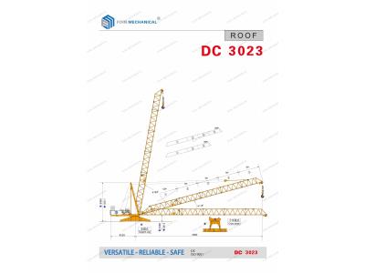 Import DC3023 derrick crane from chinese wholesale supplier and manufacturer