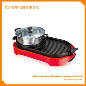 Import Die cast aluminum electric grill pan and pot with non-stick surface HP5930 from chinese wholesale supplier and manufacturer