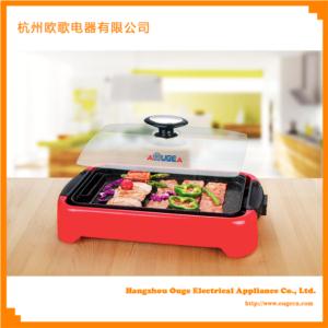 Import Die cast aluminum electric grill reversible pan with non-stick surface HP3724 from chinese wholesale supplier and manufacturer