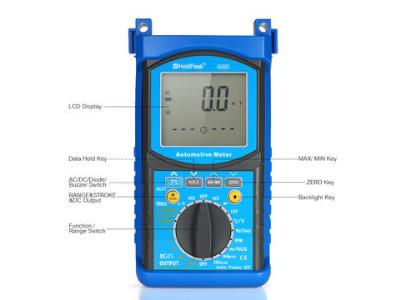 Import Digital Automotive Engine Analyzer Multimeter 1000V 20A Capacitance Resistance from chinese wholesale supplier and manufacturer