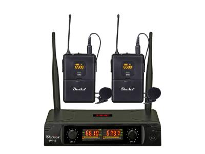 Import Digital Diversity 2×30 channels UHF Lapel Wireless Microphone UH-16-HH from chinese wholesale supplier and manufacturer