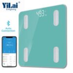 Import Digital green color OEM bluetooth bmi composition body fat smart bluetooth scale from chinese wholesale supplier and manufacturer