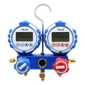 Import Digital Manifold Pressure Gauge Set from chinese wholesale supplier and manufacturer