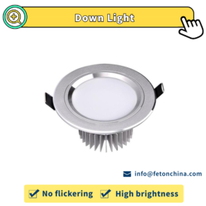 Import Dimmable Recessed COB Down Light 5W 10W 15W 20W Aluminum Body High CRI LED Ceiling Light Anti-Glare for Hospital Lighting Office Building Lighting FT Series 9689 from chinese wholesale supplier and manufacturer