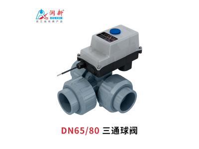 Import DN65/80 Three-way Ball Valve Q934513 from chinese wholesale supplier and manufacturer
