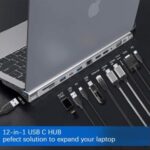 Import Docking Station Triple Monitor, USB Type C to 2 HDMI + VGA Adapter, 12 in 1 USB-C Hub from chinese wholesale supplier and manufacturer