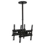 Import Double-Screen TV Ceiling Mount with Adjustable Drop Fits 32”-55”-JT3220A from chinese wholesale supplier and manufacturer