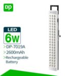 Import DP new design 6W portable rechargeable hand led emergency light from chinese wholesale supplier and manufacturer