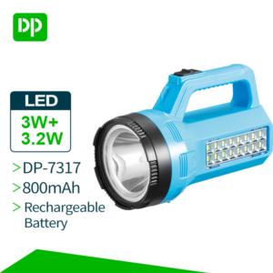Import DP rechargeable 3W+3.2W LED searching light with 800mAh battery and side light from chinese wholesale supplier and manufacturer