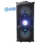 Import Dual 8inch big outdoor party bt speaker from chinese wholesale supplier and manufacturer