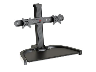 Import Dual Display Height Adjustable Monitor Lifted Stand for 13”-27” Monitor screens-HDWG001- from chinese wholesale supplier and manufacturer