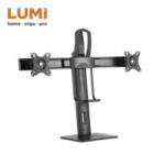 Import DUAL SCREENS EASY-TO-ADJUST VERTICAL LIFT MONITOR STAND from chinese wholesale supplier and manufacturer