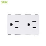 Import Duplex US power Socket outlet Nema 5-15R Receptacles from chinese wholesale supplier and manufacturer