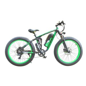 Import Electric Bike 26″x4.0 Fat Tire eBike 7 Speeds Full Suspension 5 Setting Smart Computer Hydraulic Disc Brake from chinese wholesale supplier and manufacturer