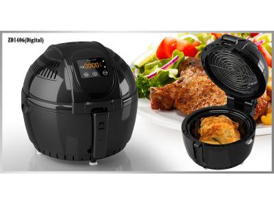 Import Electric hot air fryer with basket & fry pot,temperature control,timer,auto shut-off oven from chinese wholesale supplier and manufacturer