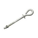 Import Electric Power Line Fitting hot dip galvanized iron suspension anchor hook/pig tail hook from chinese wholesale supplier and manufacturer