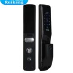 Import Electronic office biometric fingerprint hook lock smart display automatic alloy door lock from chinese wholesale supplier and manufacturer