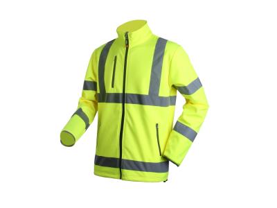 Import Europe Outdoor Hi Vi Yellow Softshell Jacket from chinese wholesale supplier and manufacturer