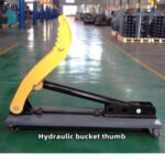 Import excavator thumb bucket from chinese wholesale supplier and manufacturer