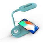 Import Eye caring desktop touch control LED light lamp with wireless charger from chinese wholesale supplier and manufacturer