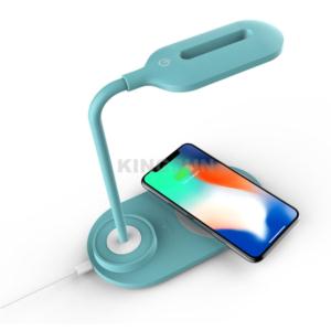 Import Eye caring desktop touch control LED light lamp with wireless charger from chinese wholesale supplier and manufacturer
