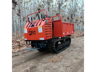 Import Factory direct sales 2 tons dump rubber crawler truck transport service from chinese wholesale supplier and manufacturer