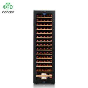 Import Factory wholesale 75 bottles compressor cooling display refrigerated wine cooler cellar cabinet 2020 from chinese wholesale supplier and manufacturer