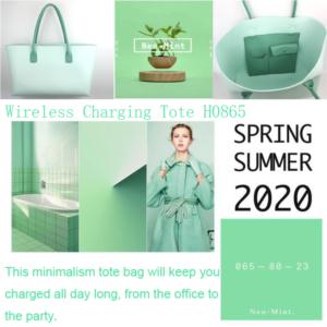 Import Fashion Minimalism Neo-mint Wireless Charging Tote – H0865 from chinese wholesale supplier and manufacturer
