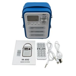 Import Fashionable Design Mini Portable Remote Control Wireless Bluetooth Speaker With Handle from chinese wholesale supplier and manufacturer