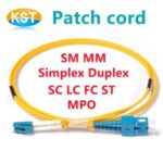 Import Fiber Optic Patch Cord SM MM Duplex Simplex Jumper SC LC FC ST MPO Connector from chinese wholesale supplier and manufacturer