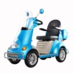 Import Fj-S600 Safe 4 Wheel Electric Handicapped Scooter Motorized Scooter Without Roof from chinese wholesale supplier and manufacturer