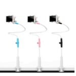 Import Flexible Plastic Holder for Desk Bed Long Arm Clip Clamp Office Cell Phone Holder Bed from chinese wholesale supplier and manufacturer