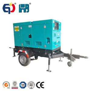 Import Four-stroke silent type genset with trailer from chinese wholesale supplier and manufacturer